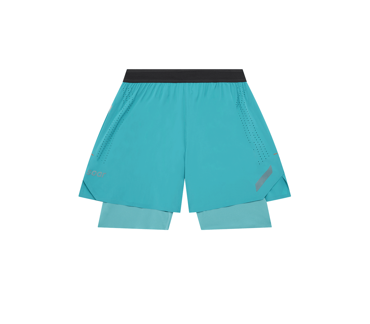 Men's Dual Run Shorts  Aqua Blue – SOAR Running