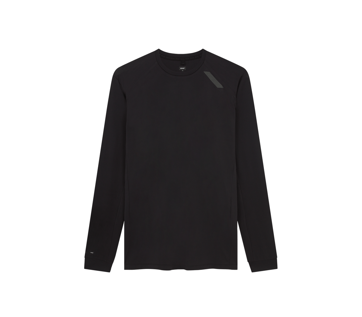Men's Long Sleeve Tech T | Black – SOAR Running