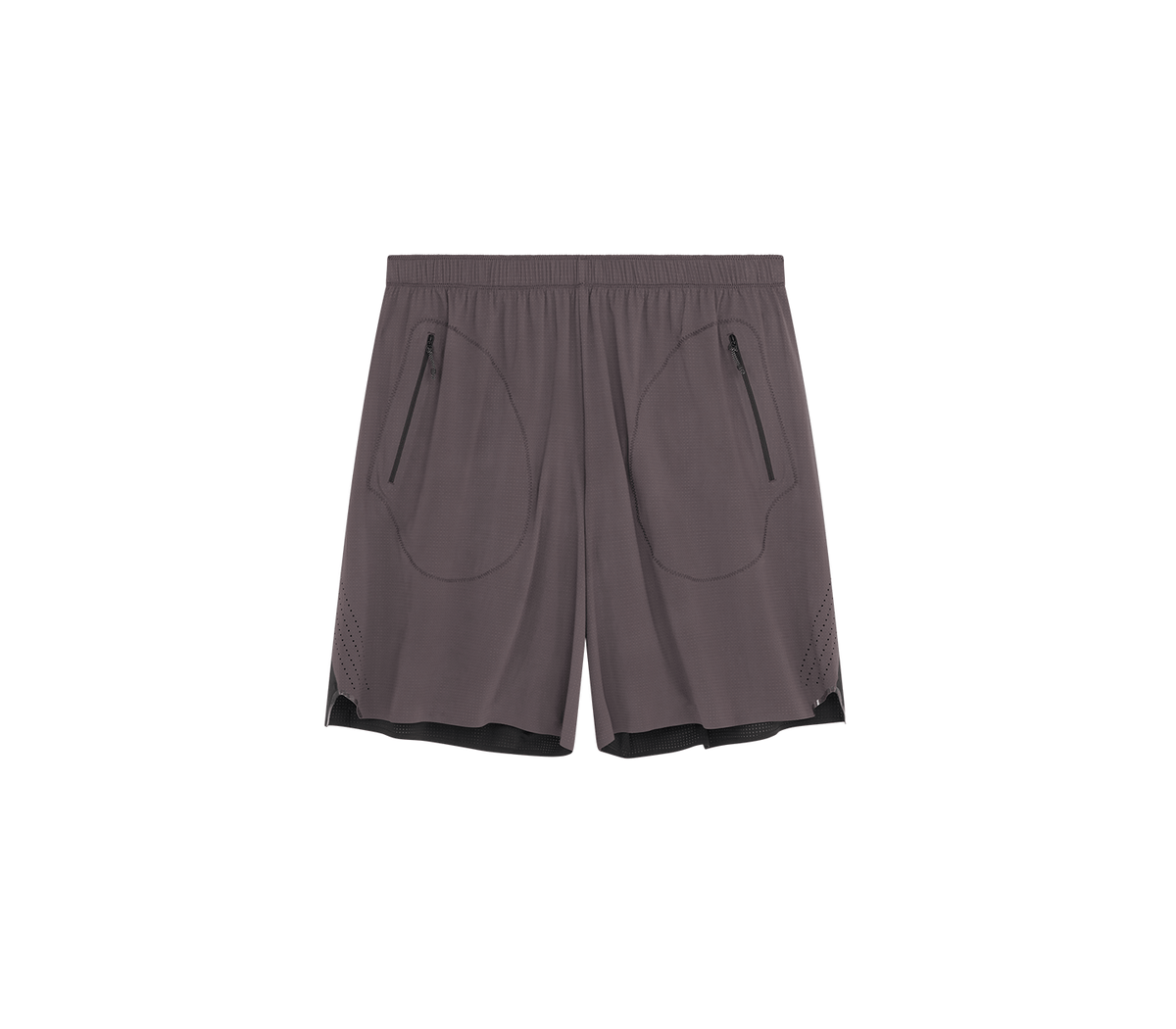 Men's Long Summer Shorts | Grey/Black – SOAR Running