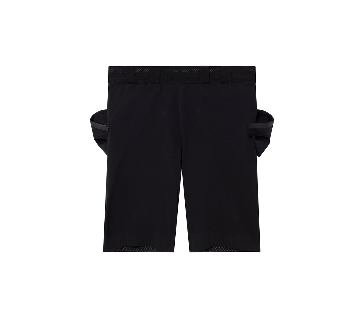 Half white 2024 half black shorts