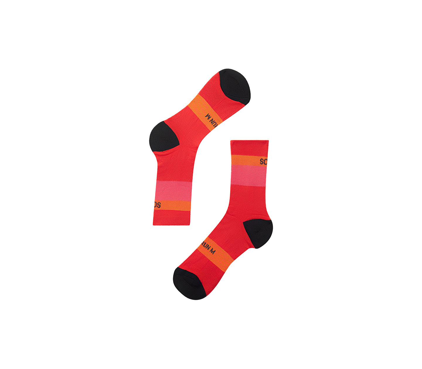 All Weather Sock Orange Pink SOAR Running