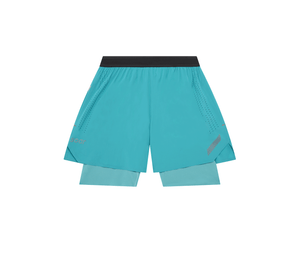 Men's Dual Run Shorts  Aqua Blue – SOAR Running
