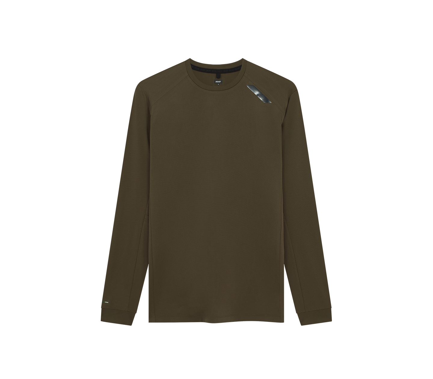 Men's Long Sleeve Tech T | Dark Green – SOAR Running