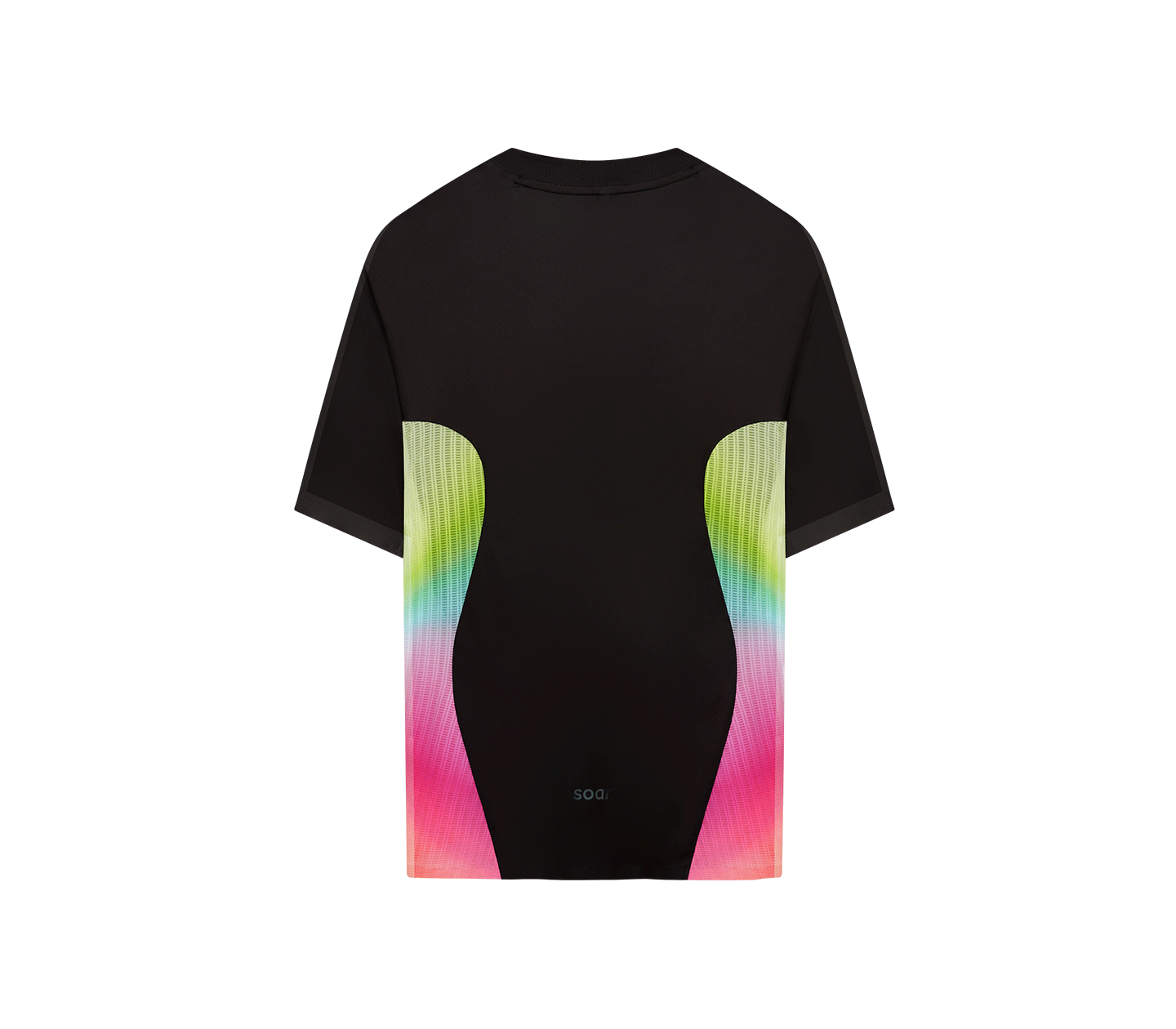 soar running Tシャツ Men's Race Tee | White/Summer Rainbow – SOAR Running