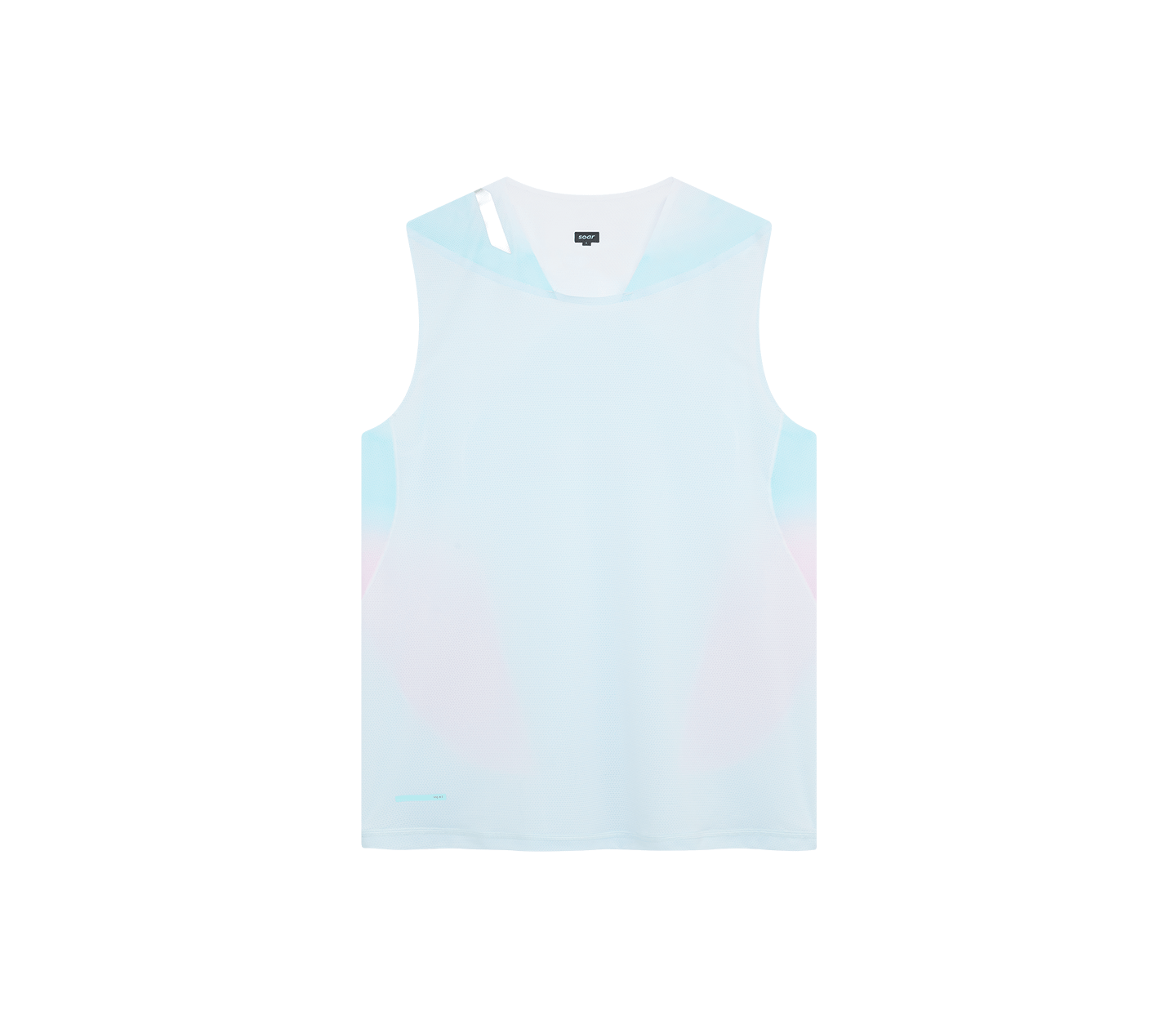 Men's Singlet | White/Blue/Magenta – SOAR Running