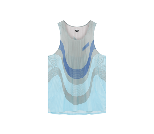 Grey/Light Blue Stripe