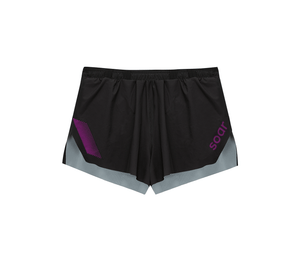 Men's Marathon Shorts | Black Purple